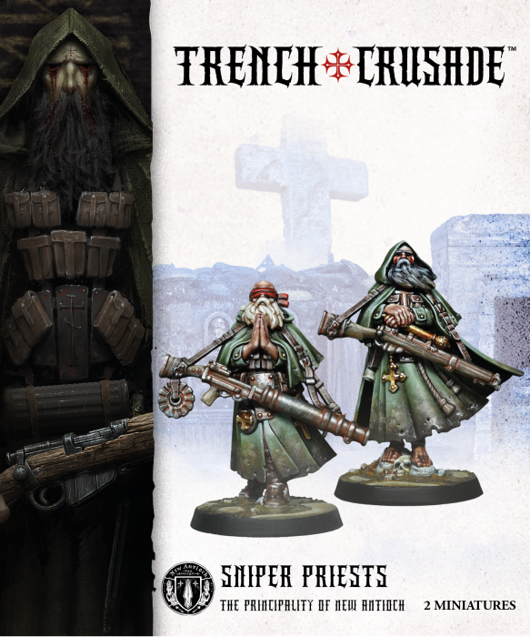 New Antioch Sniper Priests Trench Crusade Miniatures